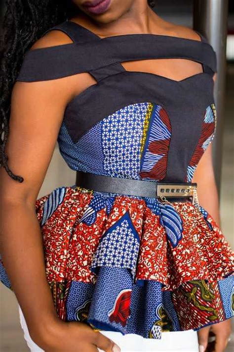 Kitenge Peplum Fashion Outfits 2017 Styles 7