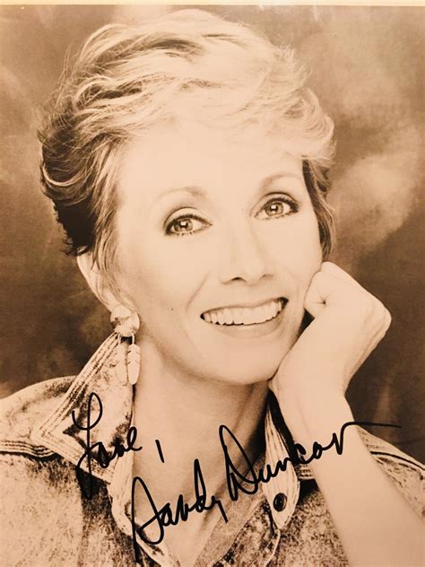 Sandy Duncan Black And White Photograph [signed] By Duncan Sandy Signed By Author S