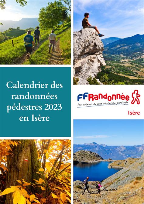 Calam O Calendrier Des Randonn Es P Destres En Is Re