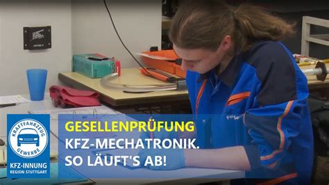 Gesellenpr Fung Kfz Mechatronik So L Uft S Ab Innungtv Youtube