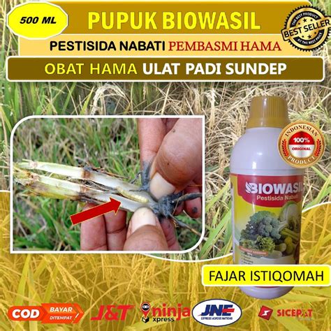 Jual Pupuk Biowasil Isi Ml Obat Hama Ulat Padi Sundep Beluk Obat