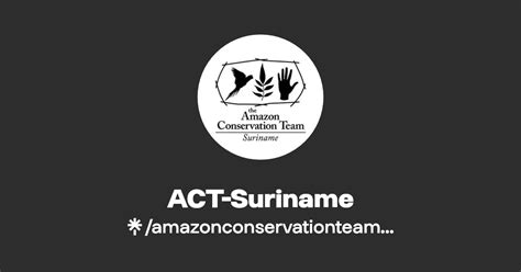 ACT Suriname Instagram Facebook Linktree