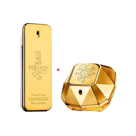 Kit Perfumes Importados Million Masculino Lady Million Feminino Ml