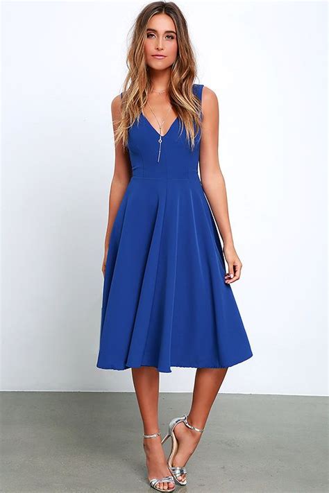 Of My Dreams Royal Blue Midi Dress Royal Blue Midi Dress Blue Midi