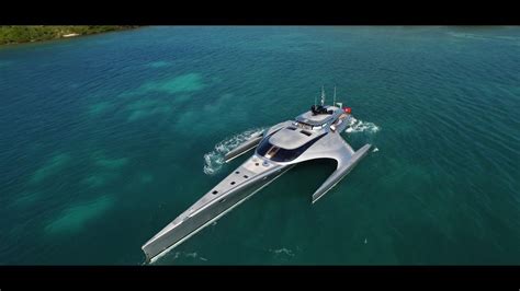 The World S Most Beautiful Trimaran The Adastra Superyacht Finally