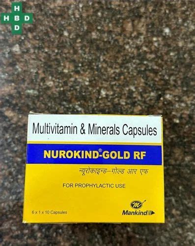 Nurokind Gold Rf Multivitamin Minerals Capsule At Rs Stripe