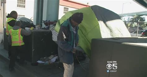 Workers Begin Clearing San Francisco Homeless Encampment Despite 72