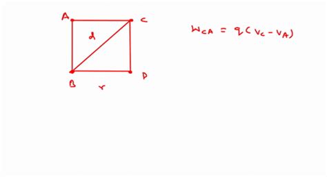 SOLVED Two Identical Point Charges Are Fixed To Diagonally Opposite