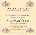 Dolcetto D Alba Doc Vigna Santo Stefano Di Perno Vini Mascarello