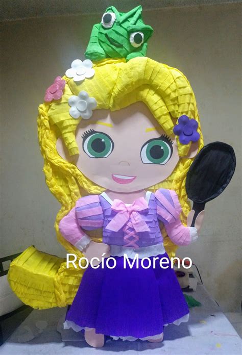 Rapunzel Piñata de rapunzel Fiestas de rapunzel Piñatas para niños