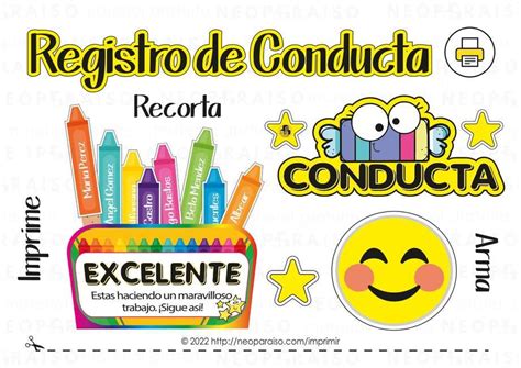 Registro de Conducta Crayola Conductómetro Registro móvil de Conducta