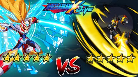 Dive Armor Zero 5 Vs Shadow Armor X 5 Mega Man X Dive Mobile Controls Pvp X Vs Zero