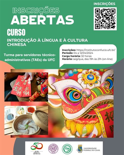 Inscrições para o curso Introdução à língua e à cultura chinesa