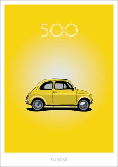 1957 Fiat 500 Drawn By Matt