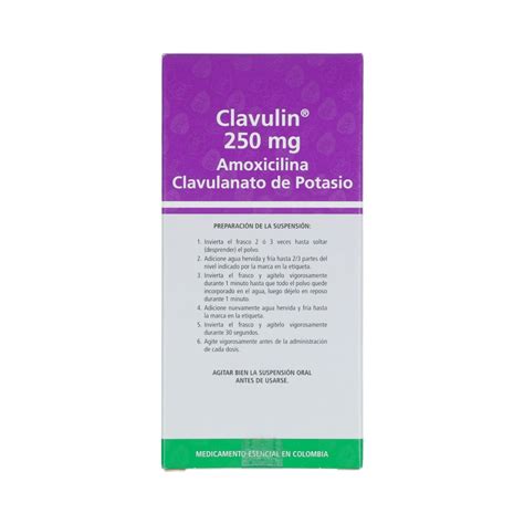 Clavulin Mg Mg Ml Polvo Suspensi N Oral Frasco X Ml Los