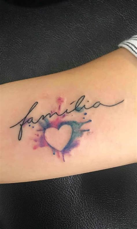 Aquarela Delicado Tatuagem Familia Ideas In Fotos Tatuagem Go