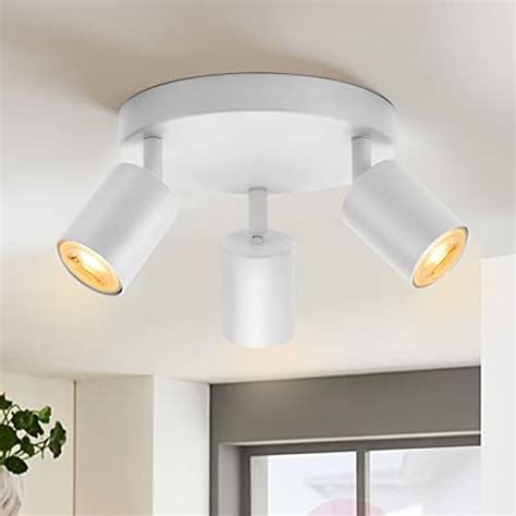 Wowatt Ceiling Spotlight Led White Swivelling Gu10 Ceiling Spotlight 3