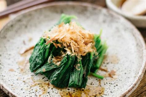 Spinach Ohitashi Recipe Food Fanatic