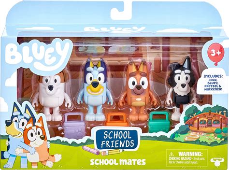 Moose Toys Bluey School Mates Figurki Zestaw 13821693583 Allegropl