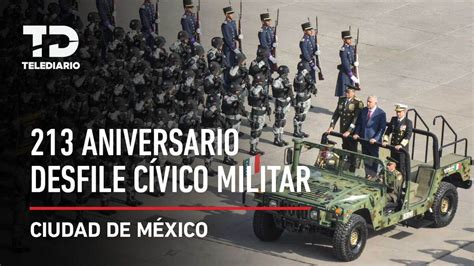 Desfile Cívico Militar por el 213 Aniversario del Grito de Independenc