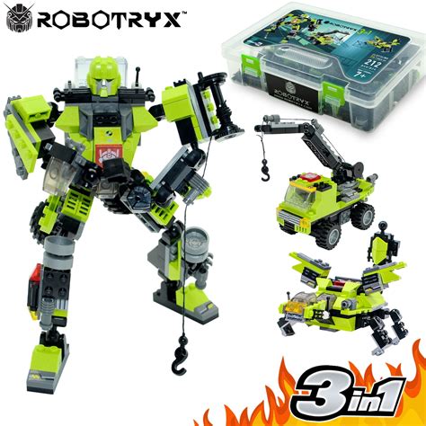 Buy Jitterygit Robot Stem Building Toy For Boys 3 In 1 Best T Toy