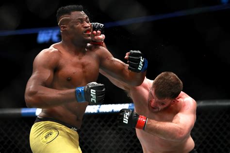 Watch Francis Ngannou Folds Stipe Miocic With Insane Ko At Ufc Hot Sex Picture