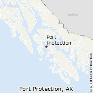 Port Protection Alaska Map | Wine Country California Map