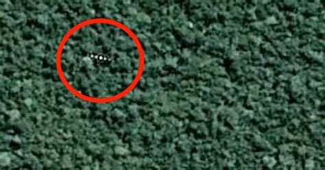 Ancient Ufo Spotted Above Amazon Rainforest As Shiny Orbs Beam Out