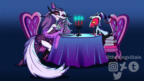 Moxxie and Stella on a date. (by TheKingVillain, sauce in comments