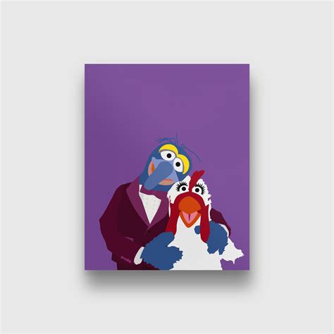 Gonzo and Camilla Muppet Poster - Etsy