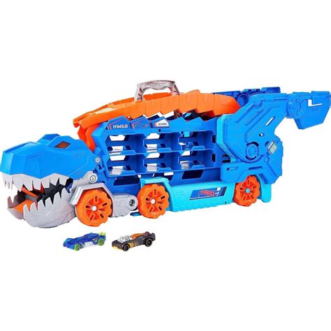 Mattel Hot Wheels City T Rex tahač se světly a zvuky 4KIDS cz