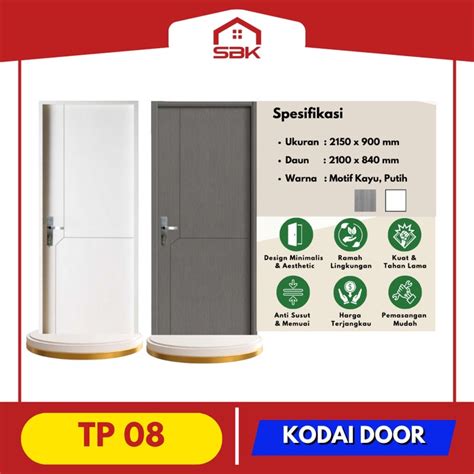 Jual Pintu Kamar Pintu Engineering Door X Tp Kodai Shopee