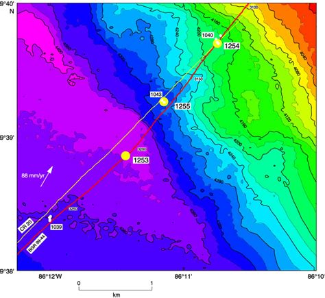 Figure F Location Of Site Drill Sites Occupied During Legs