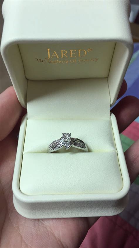 He went to Jared! Promise Ring! Jared, Promise Rings, Heart Ring, Engagement Rings, Jewelry ...