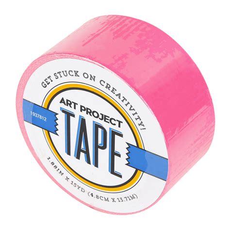 Neon Pink Art Project Tape, 1 7/8 inches x 15 yards, 1 Roll | Mardel