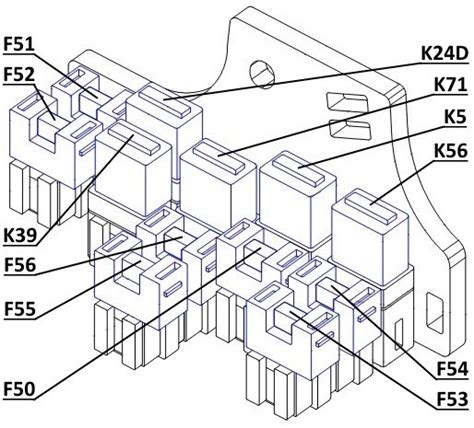 Fuse Box With Diagram For Opel Vauxhall Zafira B And Relay Their