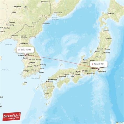 Direct Flights From Tokyo To Seoul Hnd To Gmp Non Stop