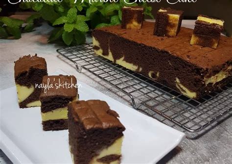 Resep Chocolate Marble Cheese Cake Oleh Nayla S Kitchen Cookpad