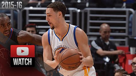 Klay Thompson Full Highlights At Clippers 2016 02 20 32 Pts 7 Reb Youtube