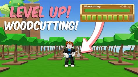 Roblox Farmstead Woodcutting Fast Skill Level Increase Tutorial