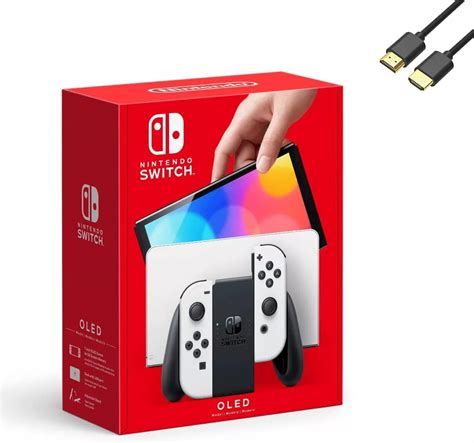 Nintendo Switch - Newest OLED Model Console, 64GB Storage, with White ...