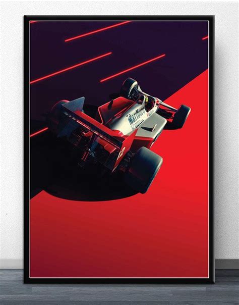 Ayrton Senna Limited Edition Print Ayrton Senna Wall Art Formula 1