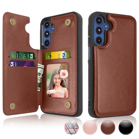 For Galaxy A15 5g 65 Case Samsung A15 5g Wallet Case Luxury Pu Leather Caseluxury Slim