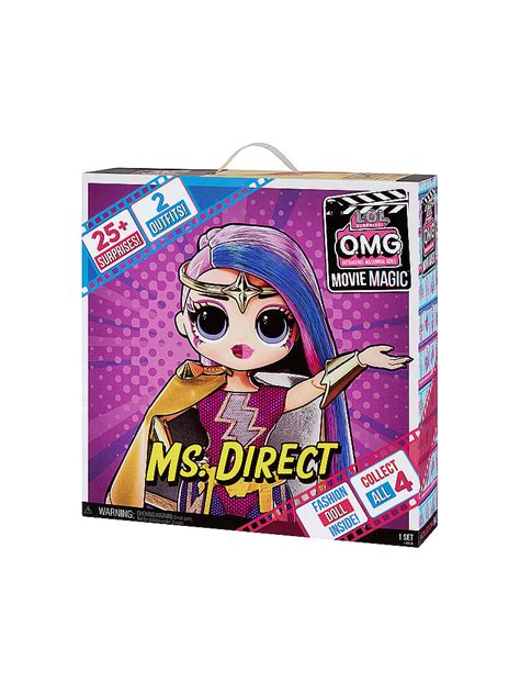 MGA L O L Surprise OMG Movie Magic Doll Ms Direct Transparent