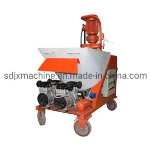 Dry Mixed Automatic Cement Mortar Putty Gypsum Plaster Spraying Machine