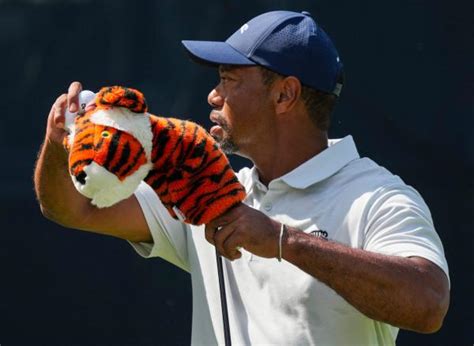 Tiger Woods Filmed Kicking Golfers Bag On Range At Valhalla Ahead Of