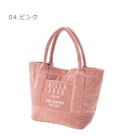 ビラボン トートバッグ レディース Corduroy Mini Tote Bag ミニトートバッグ Billabong Bd014911 ブラック 黒 ホワイト 白 茶色 6447