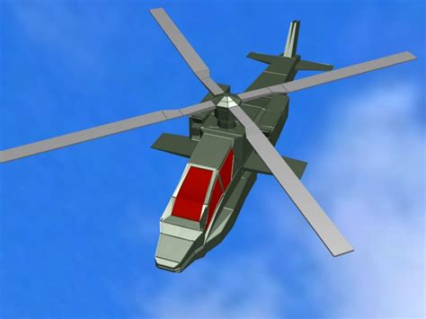 Helicopter 3d Model