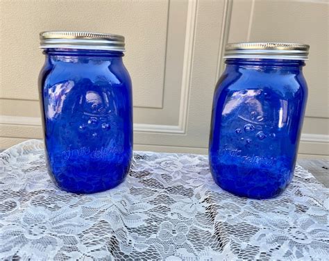 Translucent Mason Jar Wide Mouth Pint Vintage Style Jars Limited