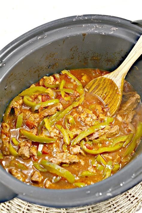 Crockpot Pepper Steak Sweet Pea S Kitchen